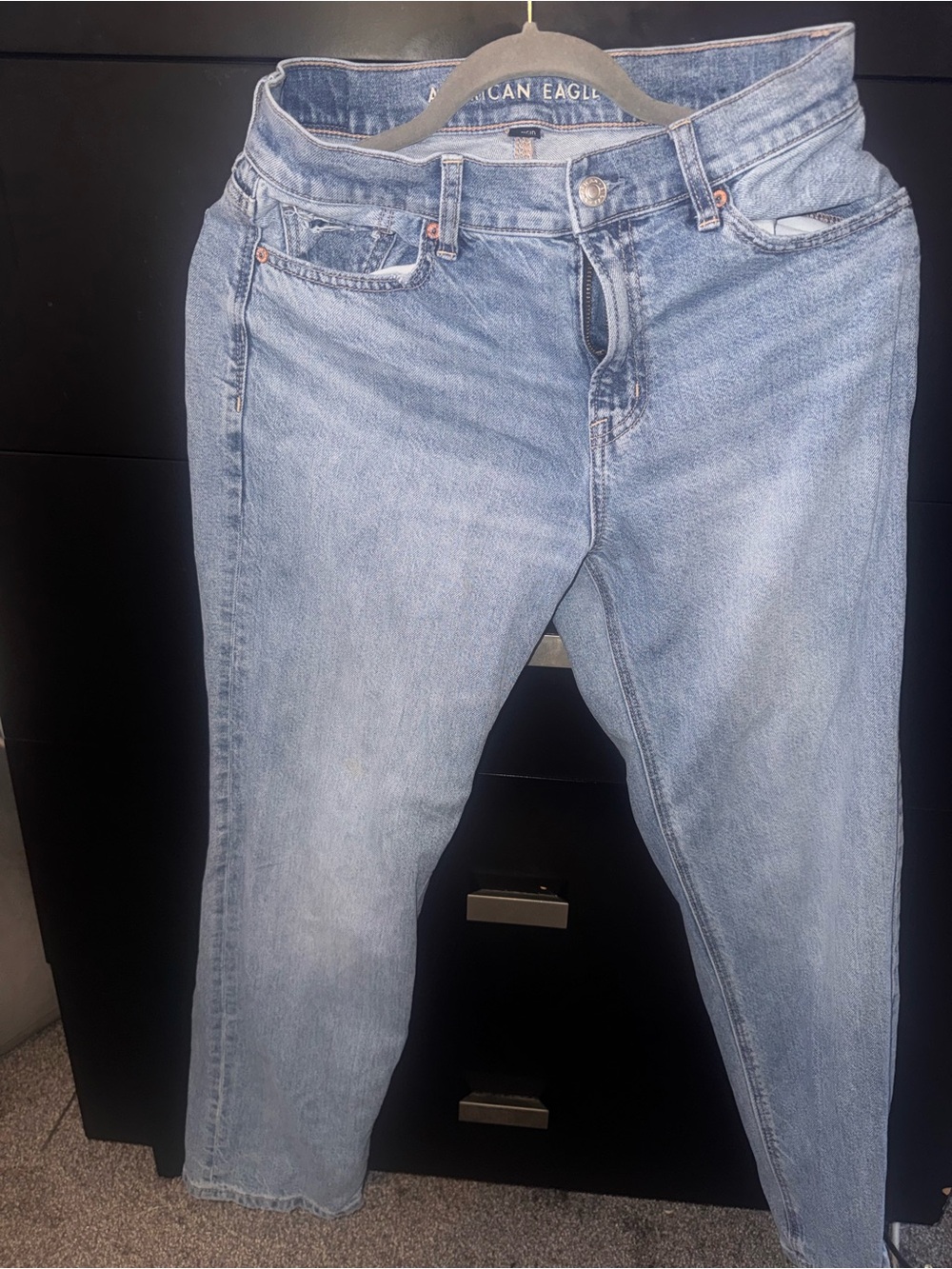 American Eagle Outfitters Light Wash Straight Leg Jeans